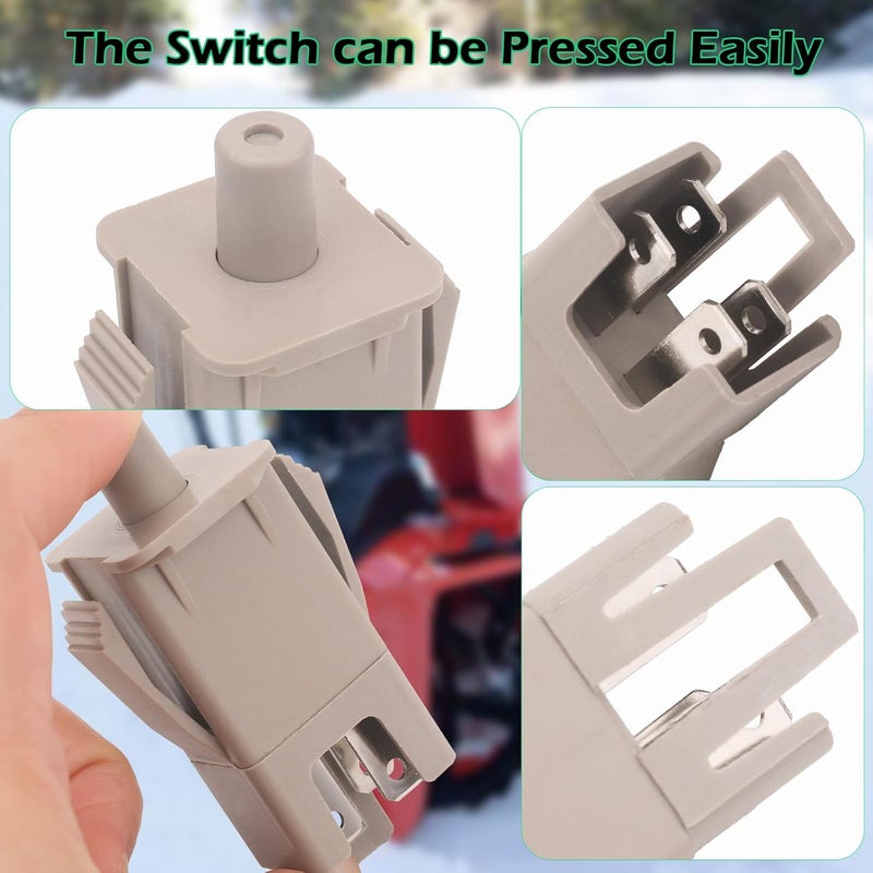 AQDD 925-3164A Lawn Mower Interlock Switch for Craftsman Husqvarna Snapper Lawn Mowers Replaces Parts 153664 22182 176138 – Lawn Mower Limit Safety Switch-2 Pack - Image 4